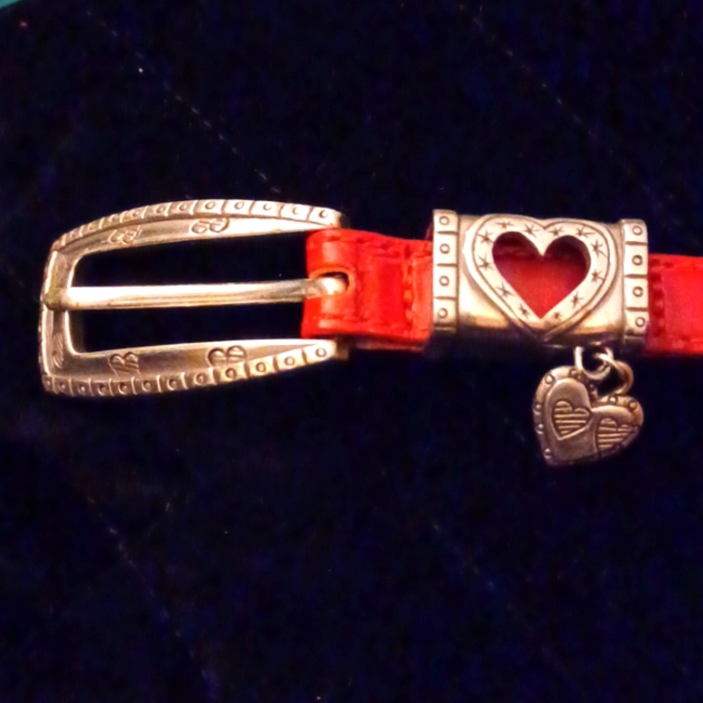 ❤️ Large Thin Red Brighton Belt